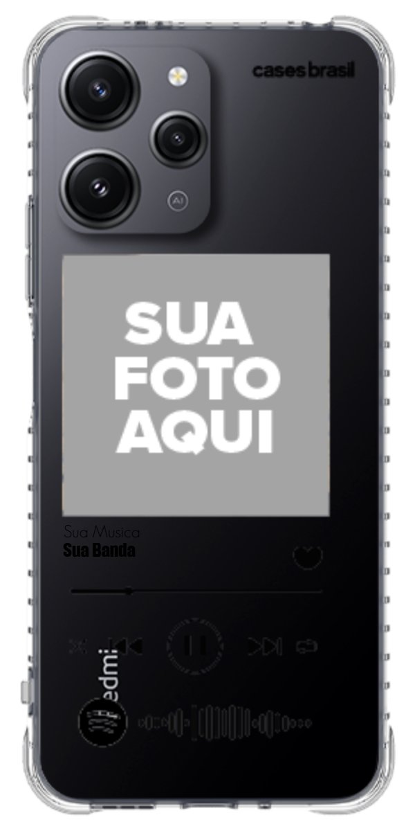 Capinha para Celular Polaroid com Sua Música