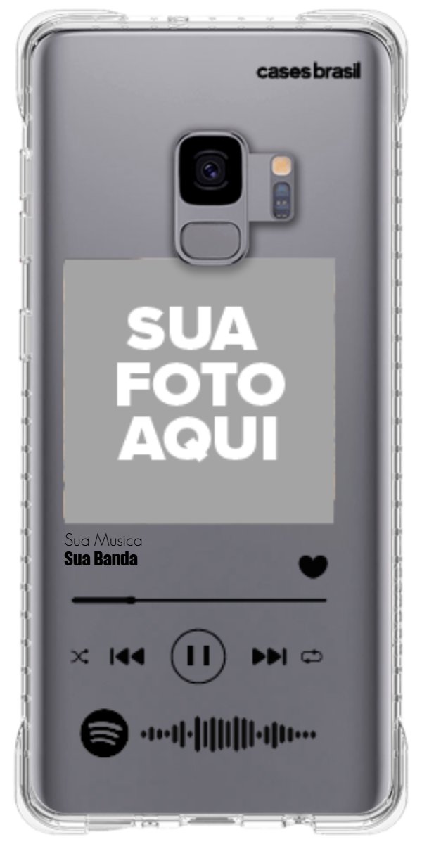 Capinha para Celular Polaroid com Sua Música