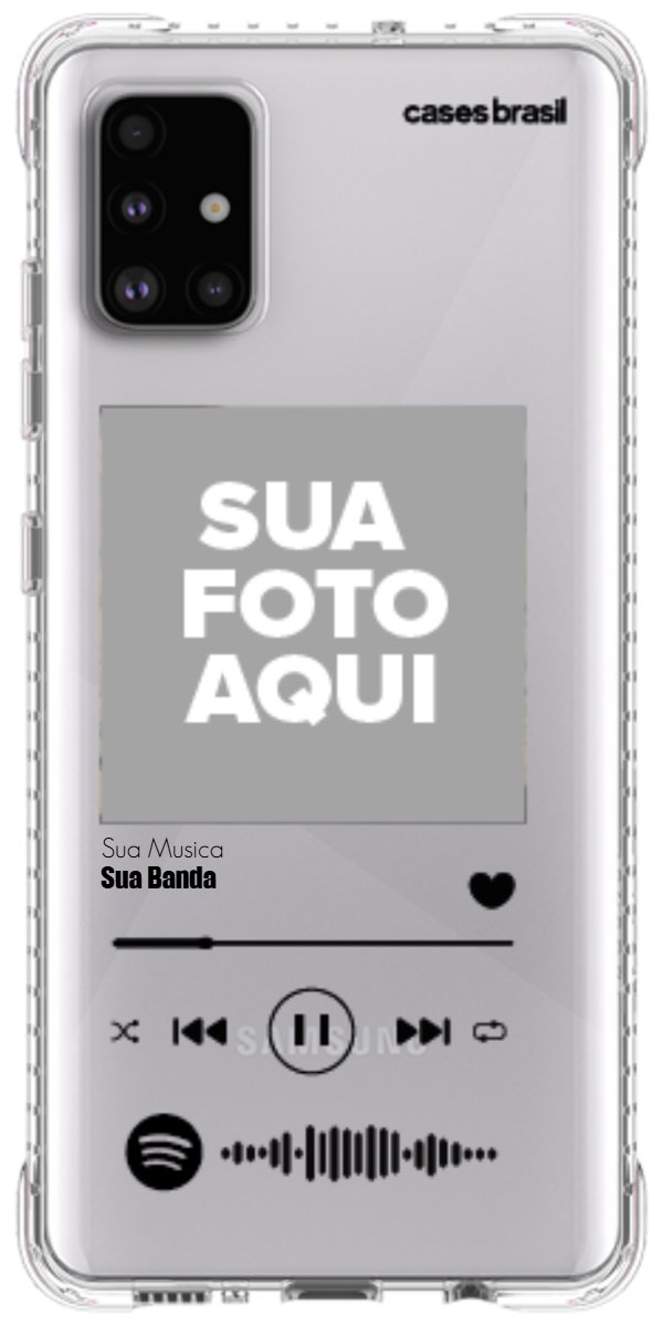 Capinha para Celular Polaroid com Sua Música