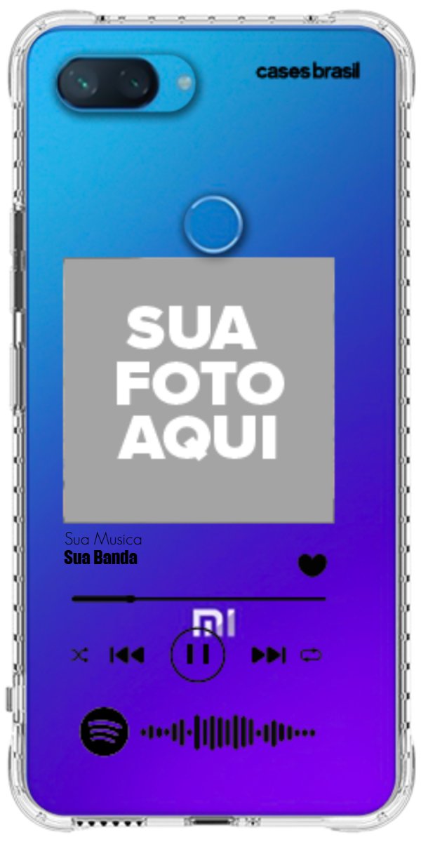 Capinha para Celular Polaroid com Sua Música