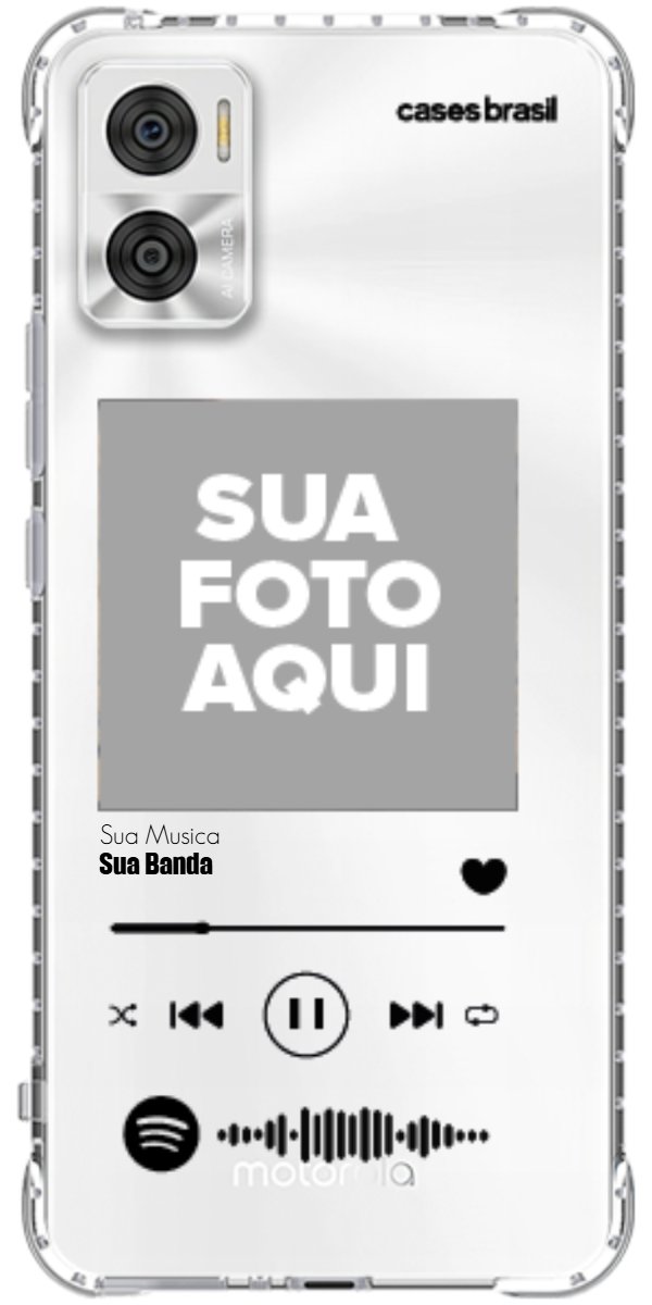 Capinha para Celular Polaroid com Sua Música