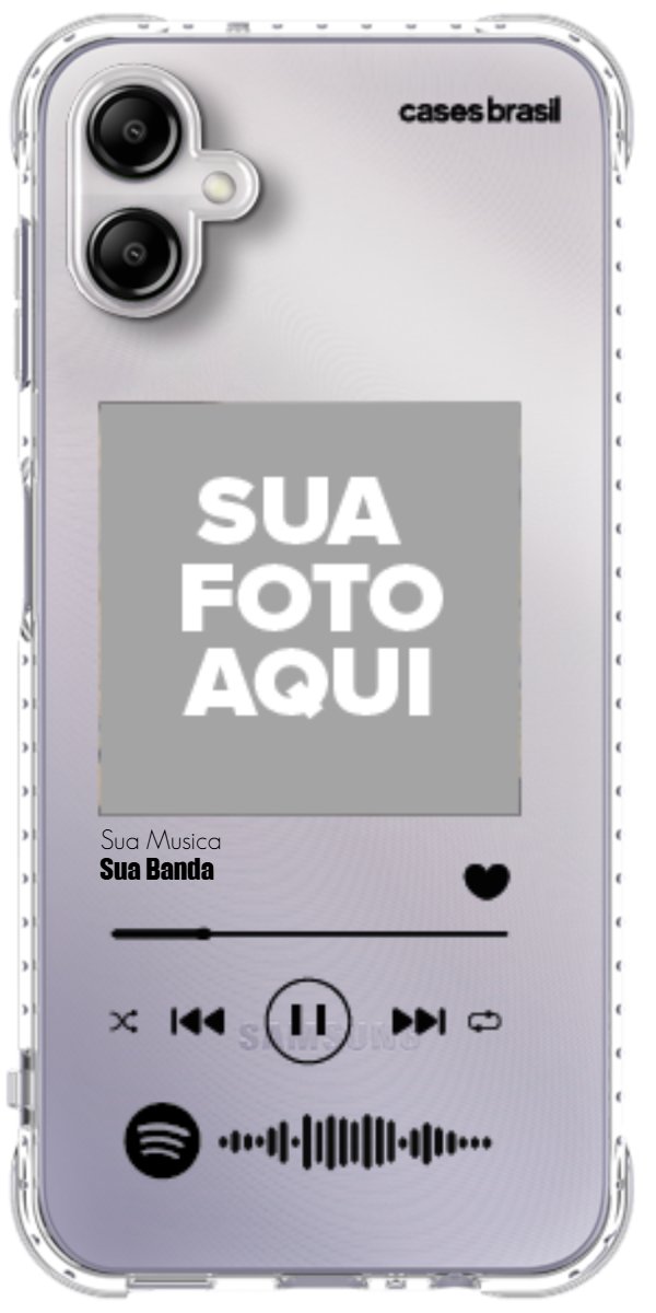 Capinha para Celular Polaroid com Sua Música