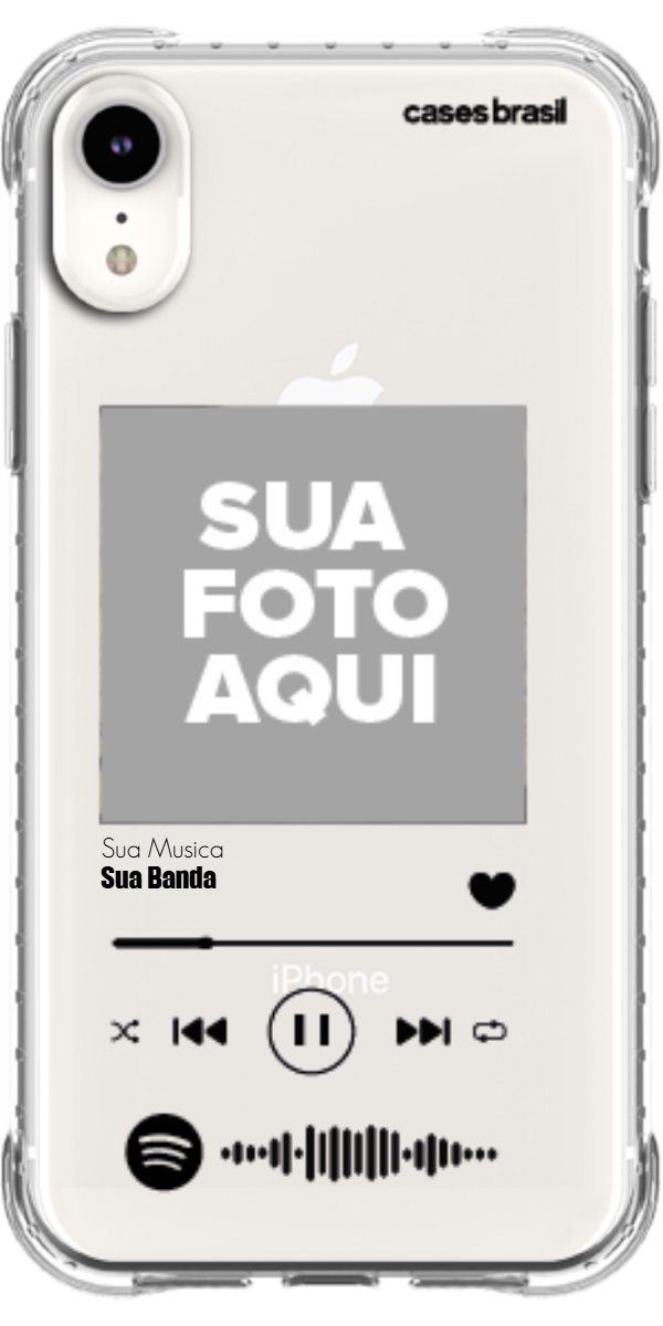 Capinha para Celular Polaroid com Sua Música