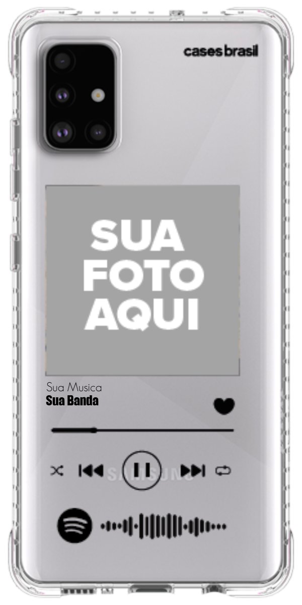 Capinha para Celular Polaroid com Sua Música