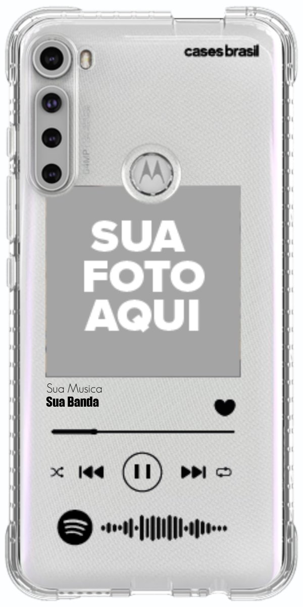 Capinha para Celular Polaroid com Sua Música
