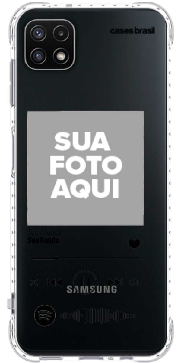 Capinha para Celular Polaroid com Sua Música