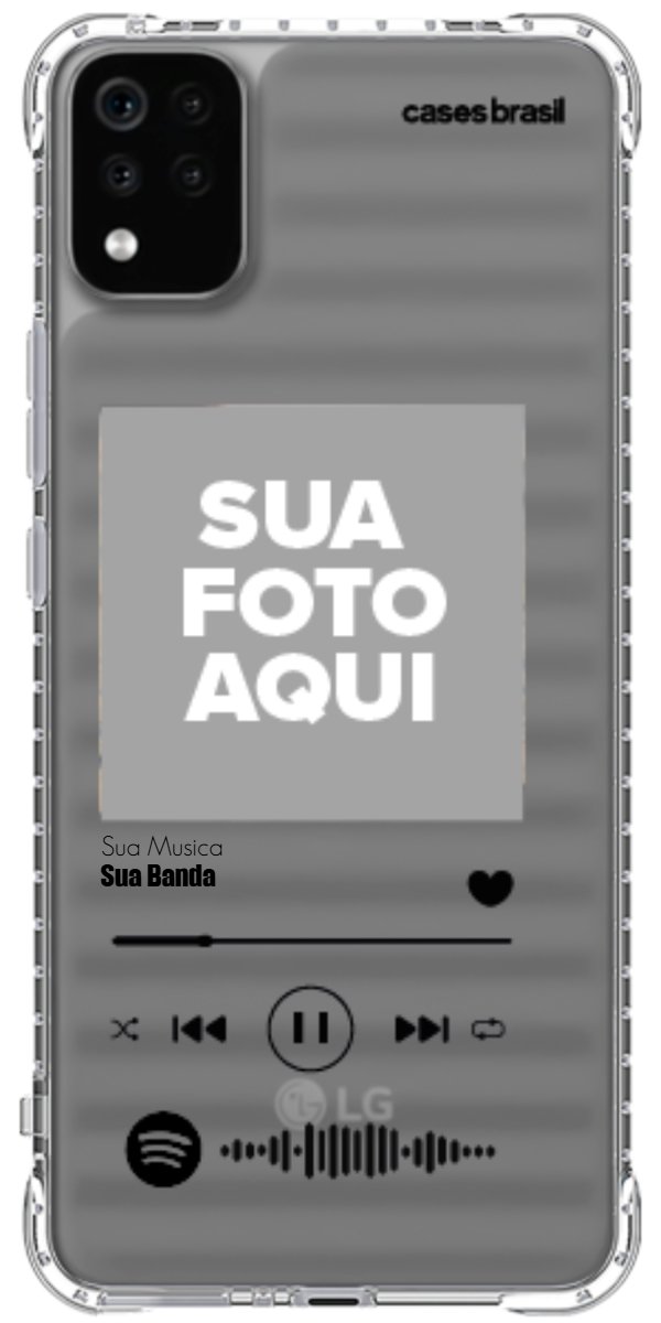 Capinha para Celular Polaroid com Sua Música