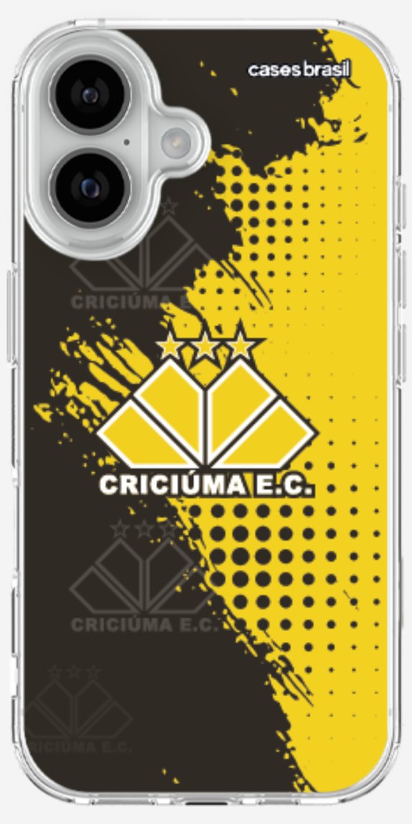 Capinha para celular Criciúma Estampa Oficial 02