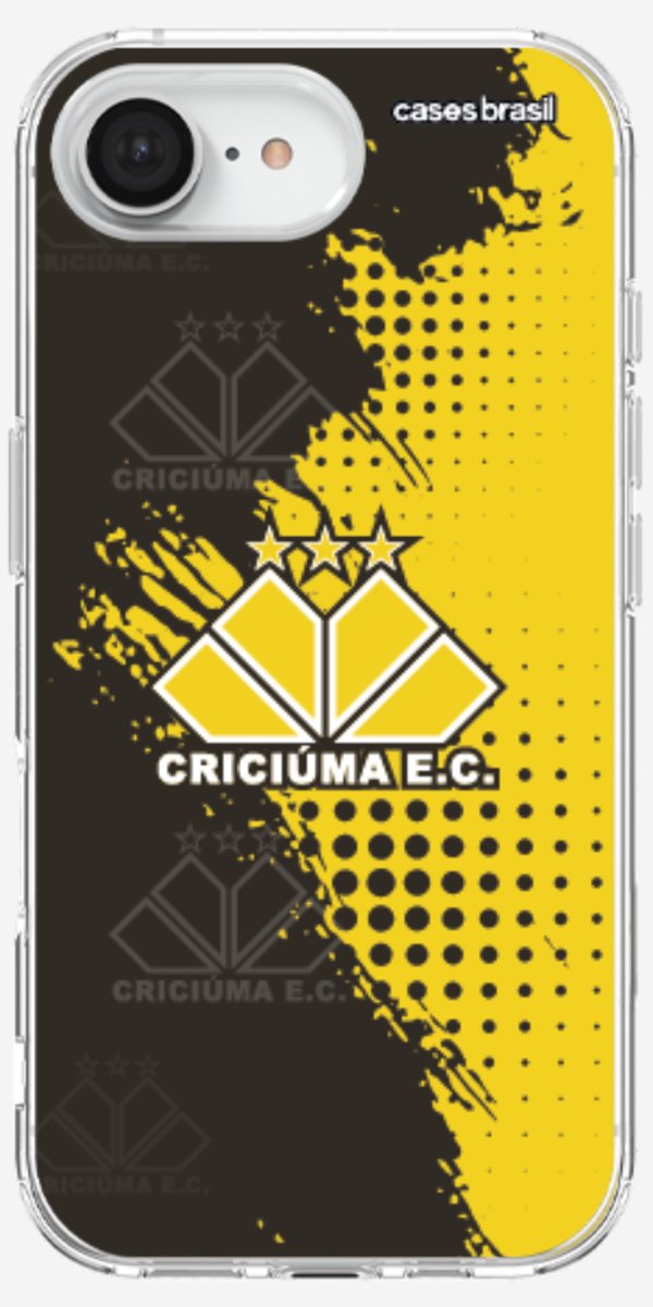 Capinha para celular Criciúma Estampa Oficial 02