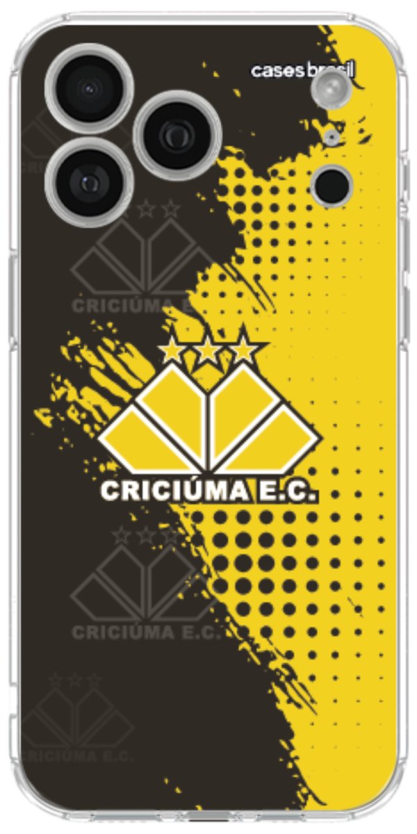 Capinha para celular Criciúma Estampa Oficial 02