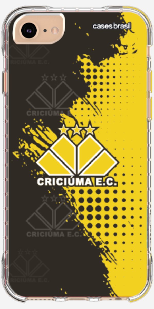 Capinha para celular Criciúma Estampa Oficial 02