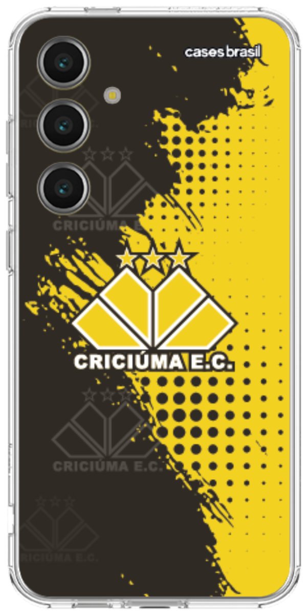 Capinha para celular Criciúma Estampa Oficial 02