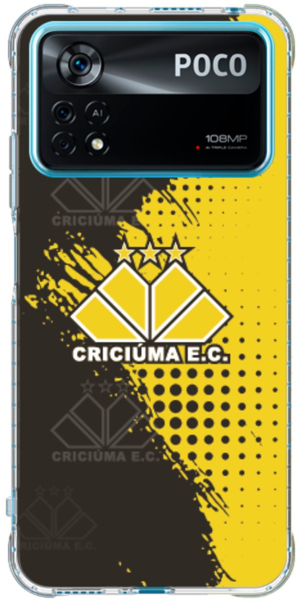 Capinha para celular Criciúma Estampa Oficial 02