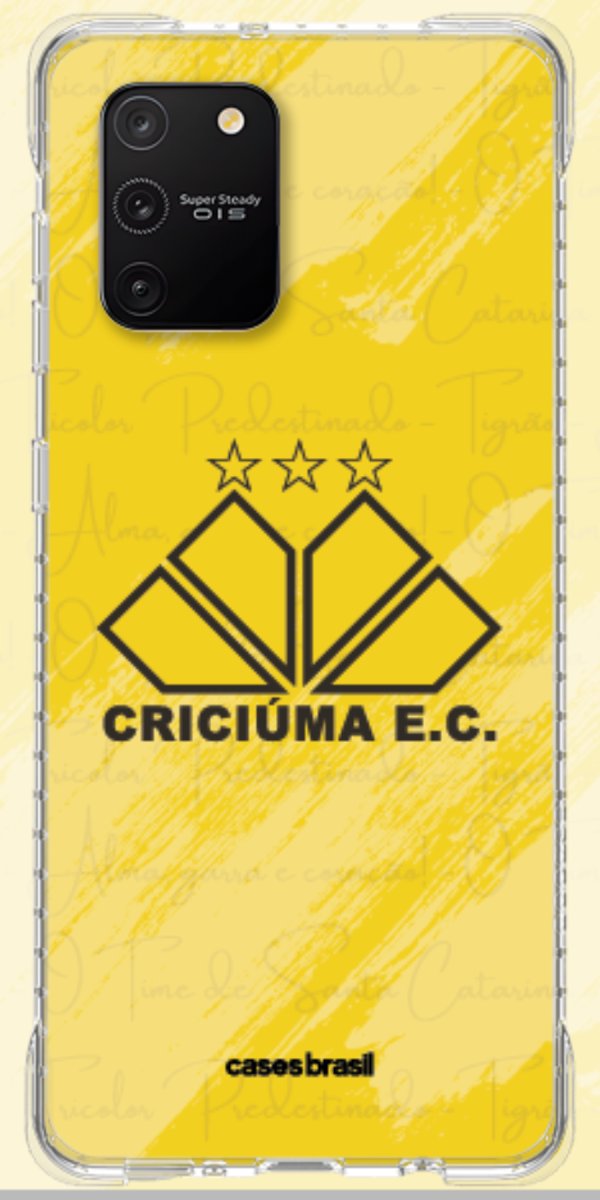 Capinha para Celular Criciúma Estampa Oficial 04
