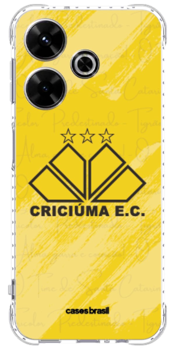 Capinha para Celular Criciúma Estampa Oficial 04