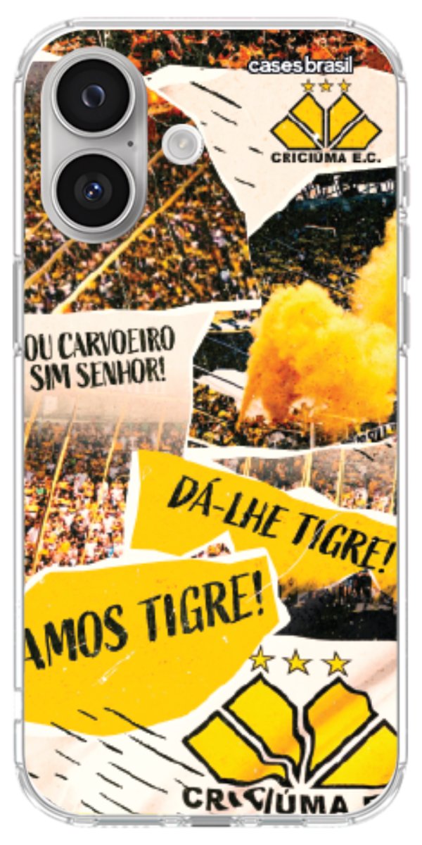 Capinha para Celular Criciúma Estampa Oficial 07