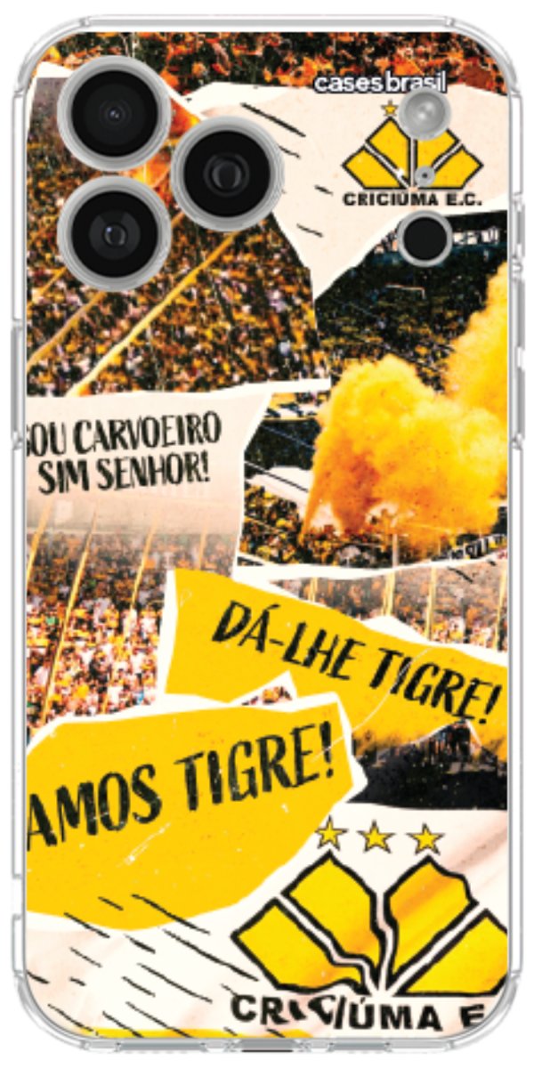 Capinha para Celular Criciúma Estampa Oficial 07