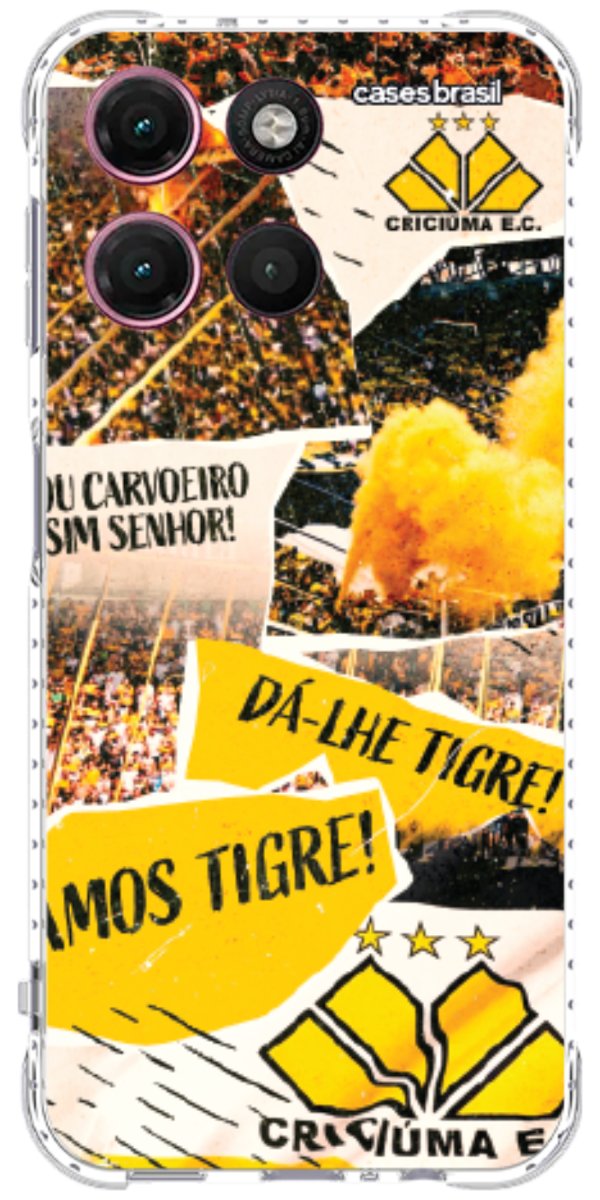 Capinha para Celular Criciúma Estampa Oficial 07