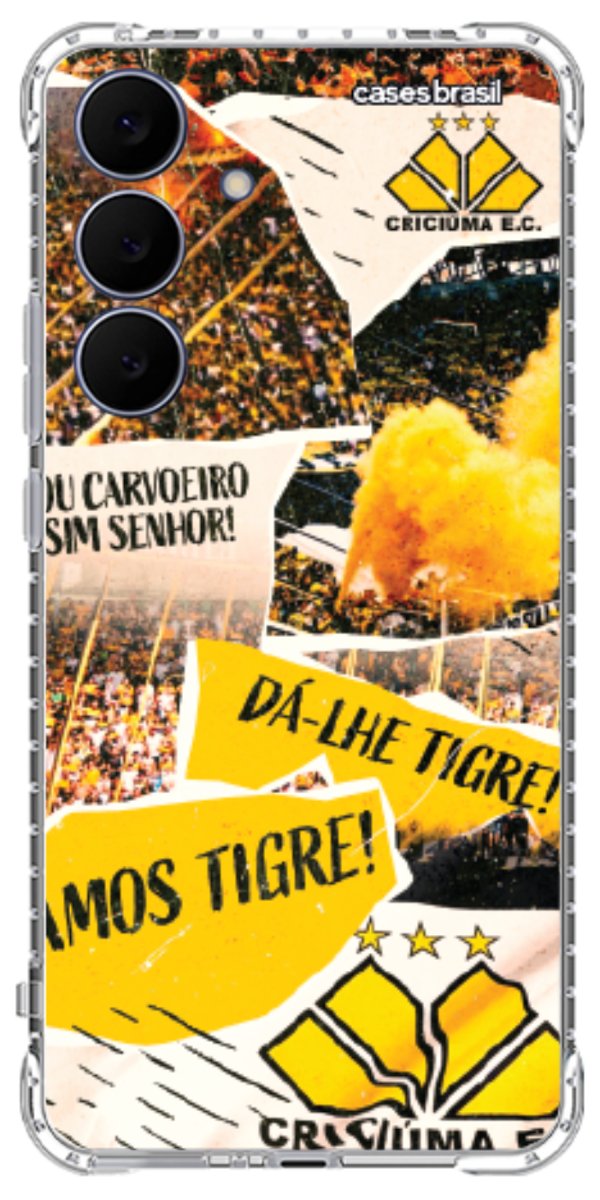 Capinha para Celular Criciúma Estampa Oficial 07
