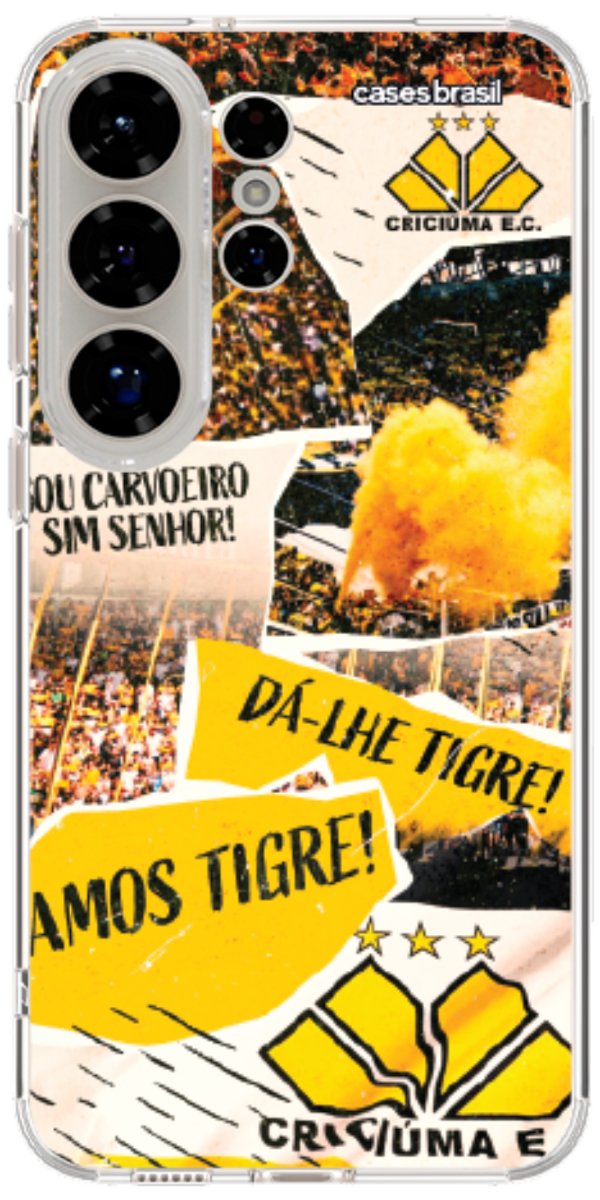 Capinha para Celular Criciúma Estampa Oficial 07