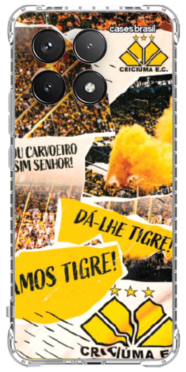 Capinha para Celular Criciúma Estampa Oficial 07