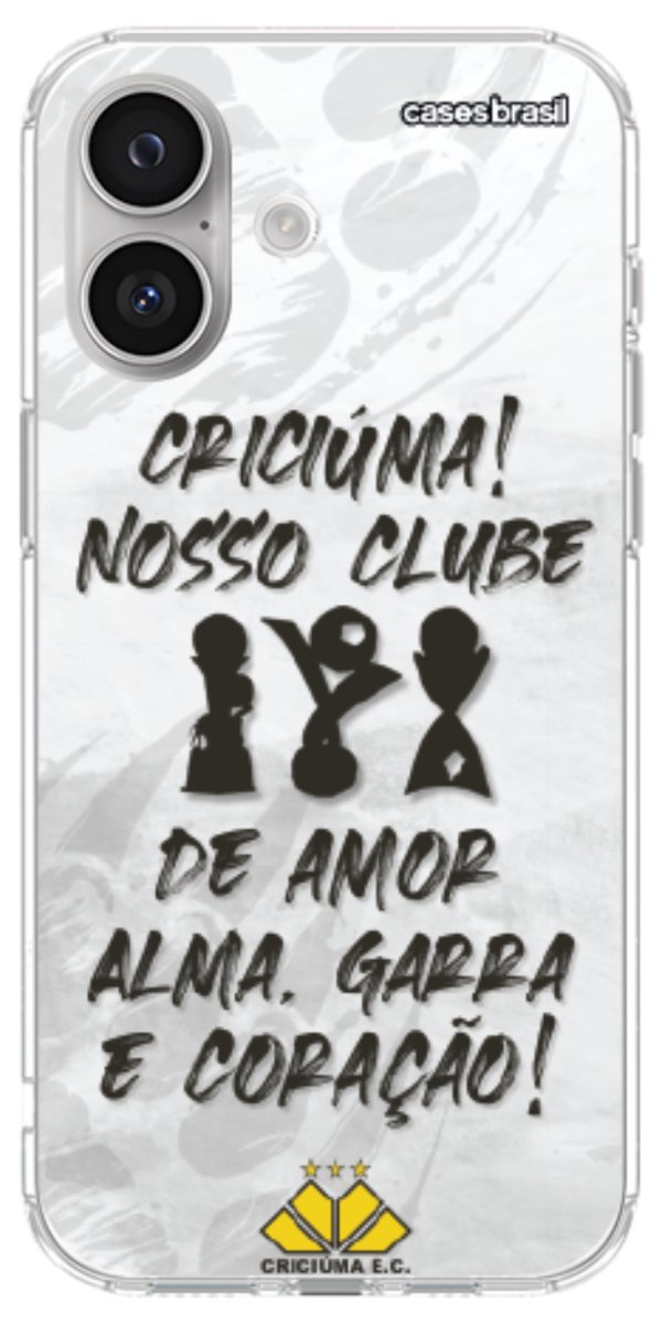 Capinha para Celular Crciúma Estampa Oficial 09
