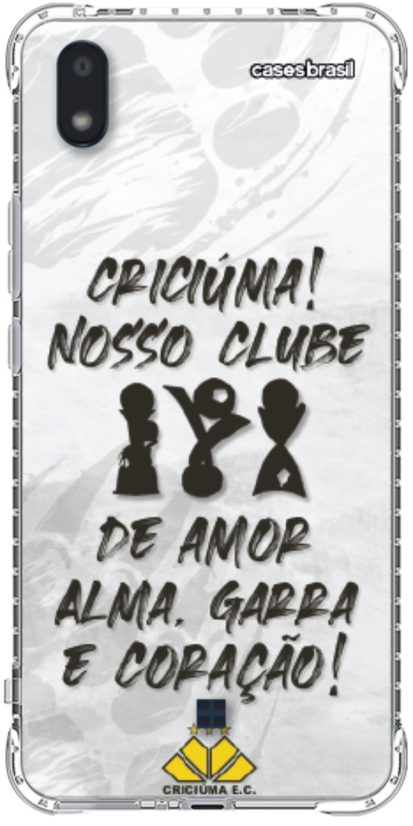 Capinha para Celular Crciúma Estampa Oficial 09