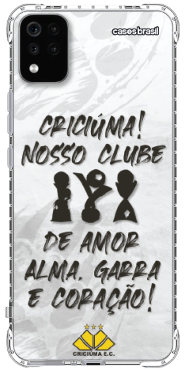 Capinha para Celular Crciúma Estampa Oficial 09