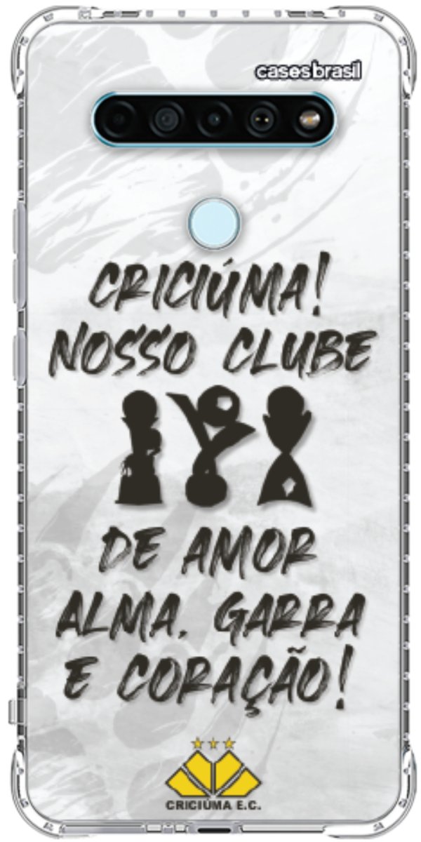 Capinha para Celular Crciúma Estampa Oficial 09