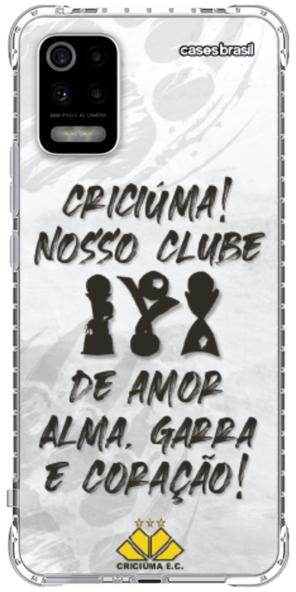 Capinha para Celular Crciúma Estampa Oficial 09