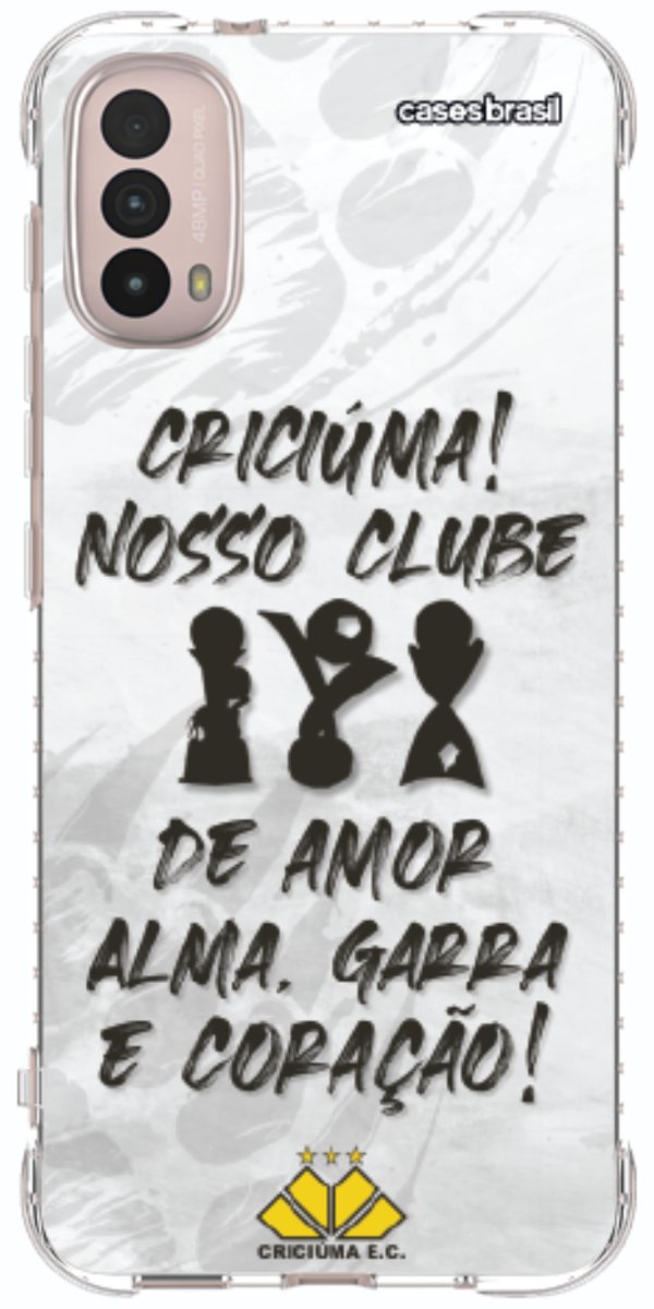 Capinha para Celular Crciúma Estampa Oficial 09