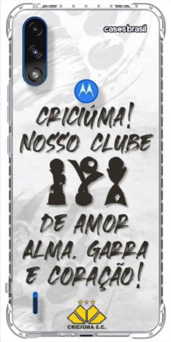 Capinha para Celular Crciúma Estampa Oficial 09