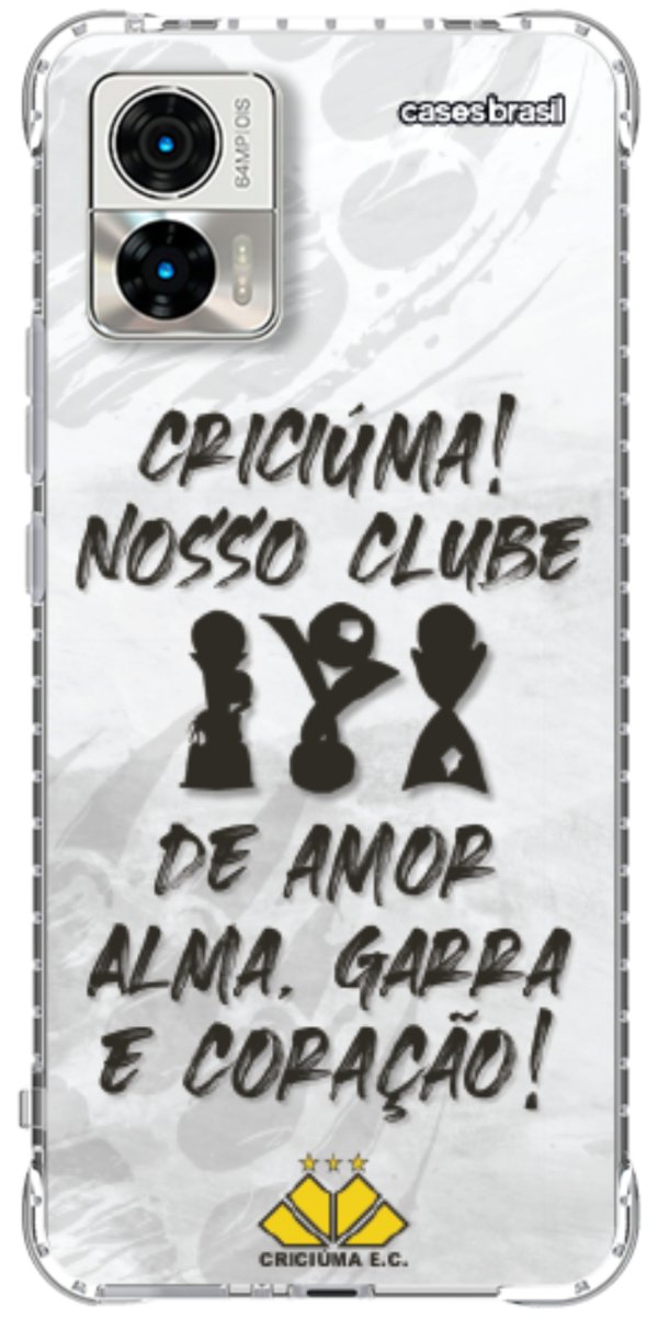 Capinha para Celular Crciúma Estampa Oficial 09