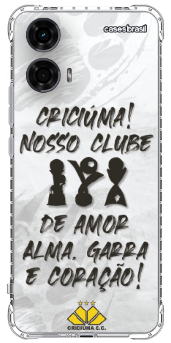Capinha para Celular Crciúma Estampa Oficial 09