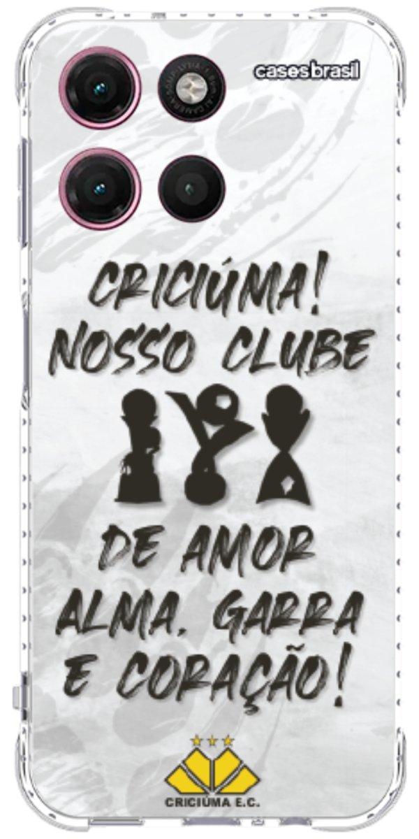 Capinha para Celular Crciúma Estampa Oficial 09