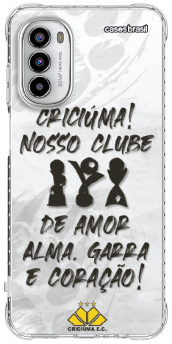 Capinha para Celular Crciúma Estampa Oficial 09