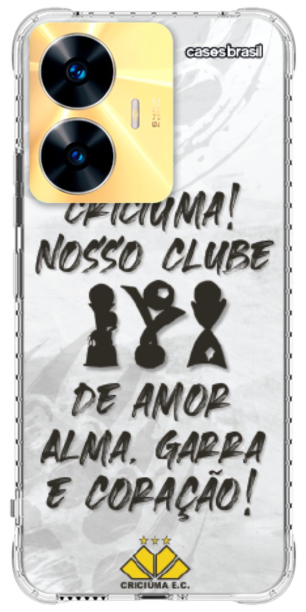 Capinha para Celular Crciúma Estampa Oficial 09