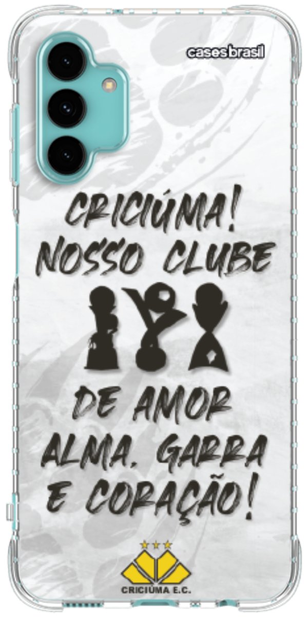 Capinha para Celular Crciúma Estampa Oficial 09