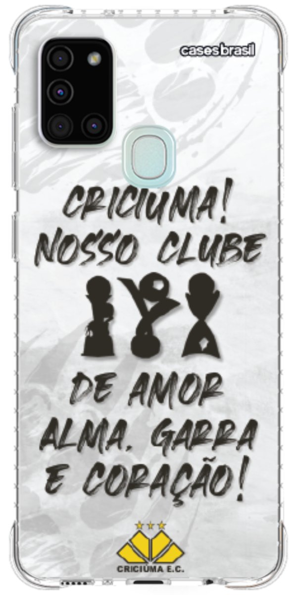 Capinha para Celular Crciúma Estampa Oficial 09