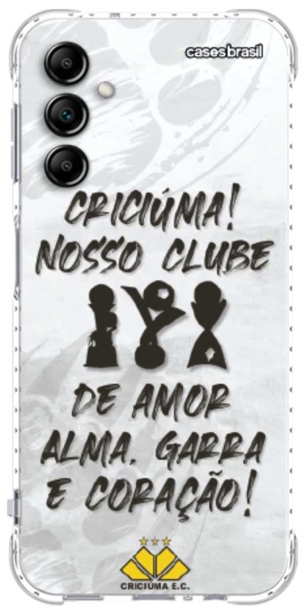Capinha para Celular Crciúma Estampa Oficial 09