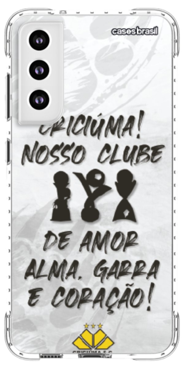 Capinha para Celular Crciúma Estampa Oficial 09