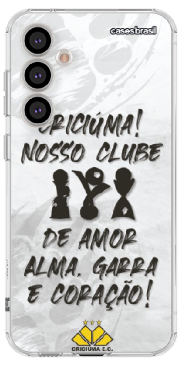 Capinha para Celular Crciúma Estampa Oficial 09