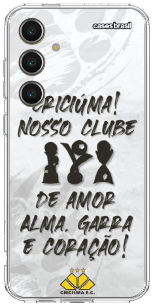 Capinha para Celular Crciúma Estampa Oficial 09