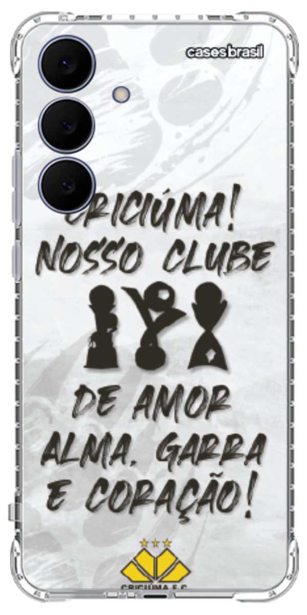 Capinha para Celular Crciúma Estampa Oficial 09