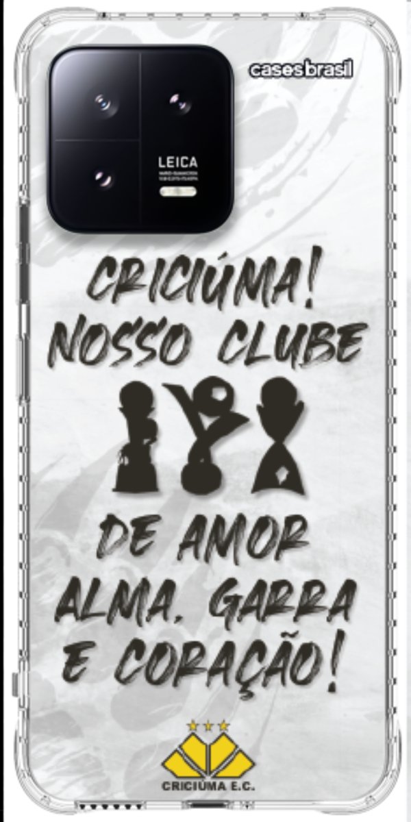 Capinha para Celular Crciúma Estampa Oficial 09