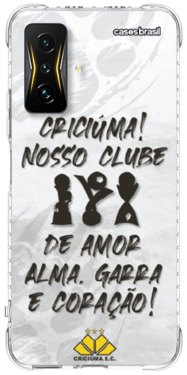 Capinha para Celular Crciúma Estampa Oficial 09