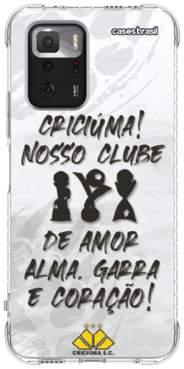 Capinha para Celular Crciúma Estampa Oficial 09