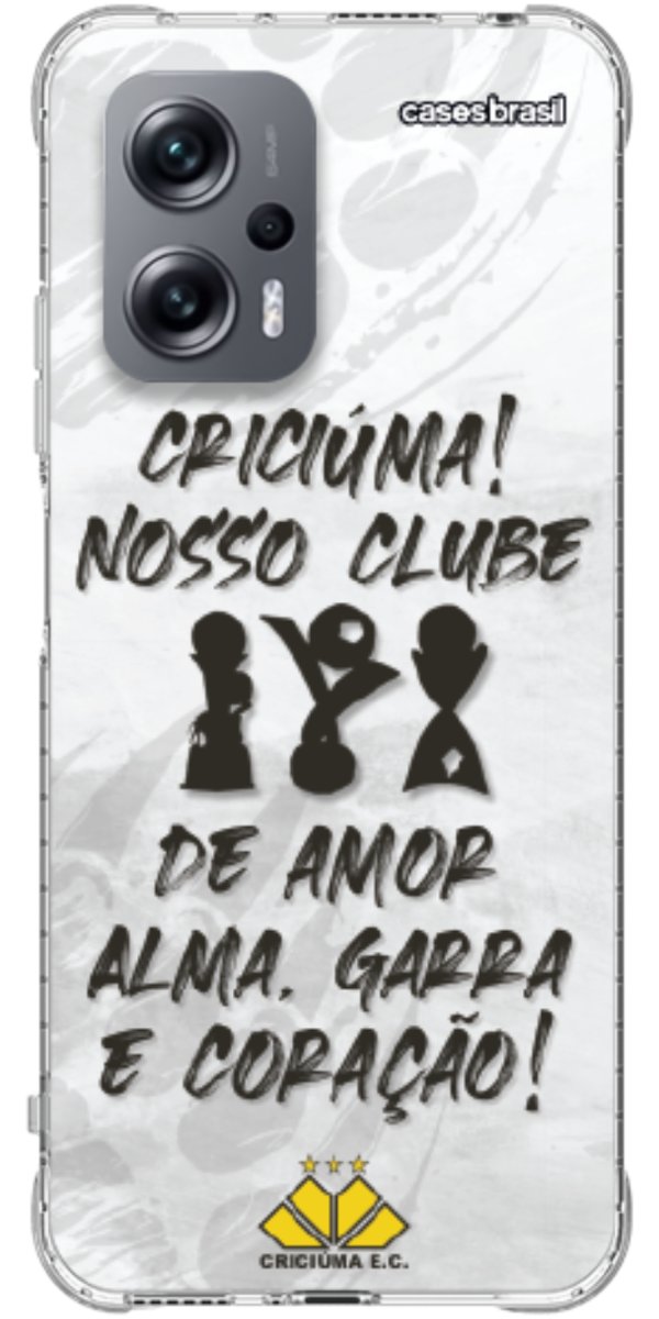 Capinha para Celular Crciúma Estampa Oficial 09