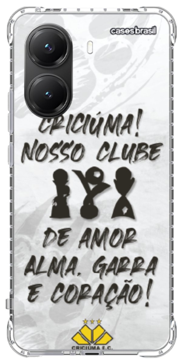 Capinha para Celular Crciúma Estampa Oficial 09