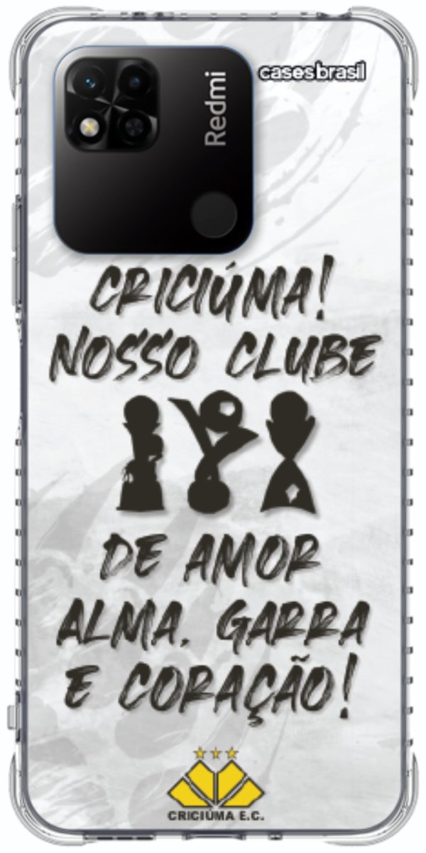 Capinha para Celular Crciúma Estampa Oficial 09